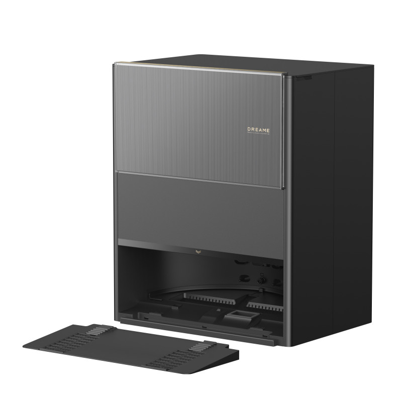 Aspirator robot Dreame Aqua10 Ultra Roller Complete RLH71DE-2, 30.000 Pa, 180 min, 3,5/4 L, VersaLift LDS, AquaRoll si Seal, Control vocal, Camere AI, Negru