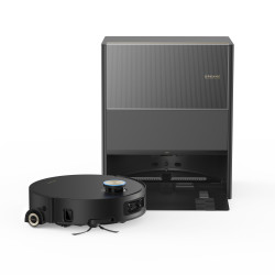 Aspirator robot Dreame Aqua10 Ultra Roller Complete RLH71DE-2, 30.000 Pa, 180 min, 3,5/4 L, VersaLift LDS, AquaRoll si Seal, Control vocal, Camere AI, Negru