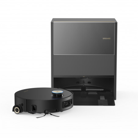 Aspirator robot Dreame Aqua10 Ultra Roller Complete RLH71DE-2, 30.000 Pa, 180 min, 3,5/4 L, VersaLift LDS, AquaRoll si Seal, Control vocal, Camere AI, Negru