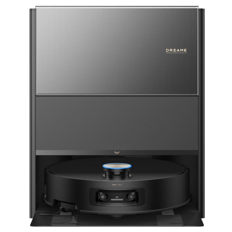 Aspirator robot Dreame Aqua10 Ultra Roller Complete RLH71DE-2, 30.000 Pa, 180 min, 3,5/4 L, VersaLift LDS, AquaRoll si Seal, Control vocal, Camere AI, Negru