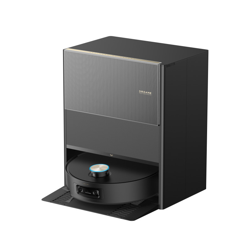 Aspirator robot Dreame Aqua10 Ultra Roller RLH71DE-BK, 30000 Pa, 220 min, 3,5/4 l, AquaRoll si Seal, Control vocal, Camere AI, Negru