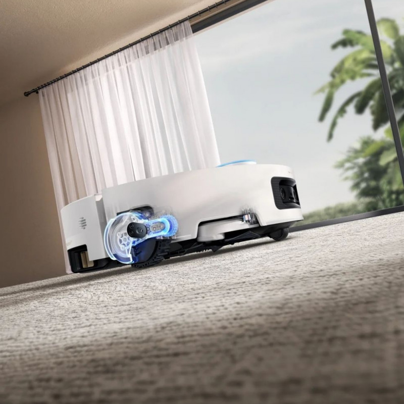 Aspirator robot Dreame Aqua 10 Ultra Track Complete RLR81CE-1-WH, 25000 Pa, 200 min, 3,5/4 l, VersaLift DToF+OmniSight, Camere AI, Control vocal, Automatizare, Alb