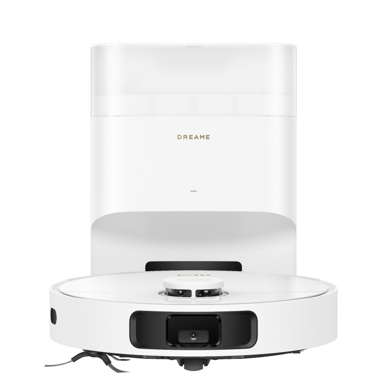 Aspirator robot Dreame L10s Plus RLL42SD, 7000 Pa, 5200 mAh, 60 W, până la 145 m2, stație de încărcare și golire automată, autonomie de 155 minute, alb