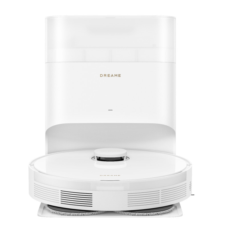 Aspirator robot Dreame L10s Plus RLL42SD, 7000 Pa, 5200 mAh, 60 W, până la 145 m2, stație de încărcare și golire automată, autonomie de 155 minute, alb