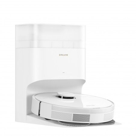 Aspirator robot Dreame L10s Plus RLL42SD, 7000 Pa, 5200 mAh, 60 W, până la 145 m2, stație de încărcare și golire automată, autonomie de 155 minute, alb