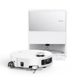 Aspirator robot Dreame Aqua10 Roller RLH31CE-WH, 30.000 Pa, 3,5/4 L, camere AI, iluminare LED, control vocal, spălare cu apă caldă, alb