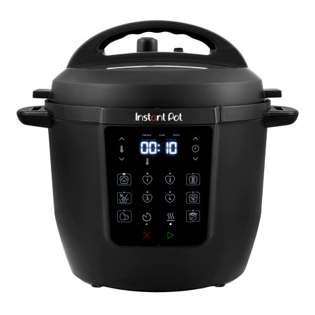 Multicooker Instant Pot Classic 112200001, 1000 W, 5,7 L, 7 programe, Butoane favorite, Afisaj LCD, Otel inoxidabil, Negru