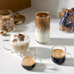 Mașină de espresso Ninja Prestige CFN802EU, 1650 W, 19 bari, 1,8 L, 10 dimensiuni, 3 moduri, DualBrew, Nespresso, oțel inoxidabil