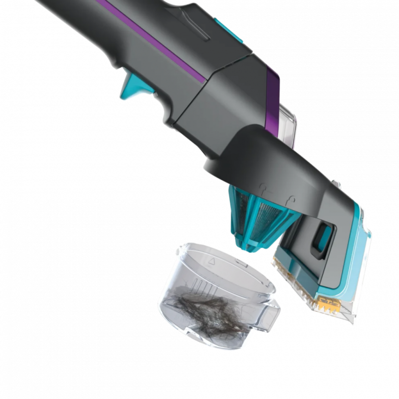 Aspirator cu spalare Shark StainStriker PX250EUT, 450 W, 0,72 l, Portabil, Par animale de companie, 4 accesorii, Gri/Negru