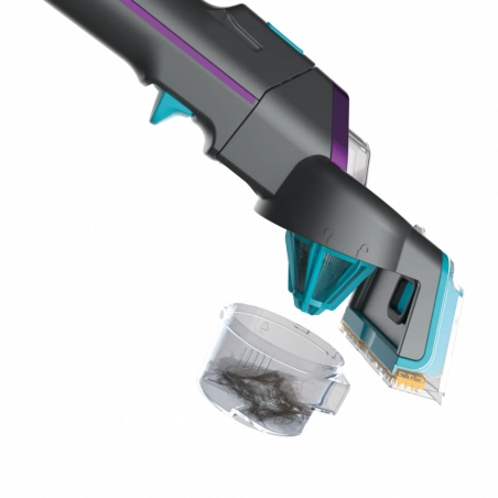 Aspirator cu spalare Shark StainStriker PX250EUT, 450 W, 0,72 l, Portabil, Par animale de companie, 4 accesorii, Gri/Negru