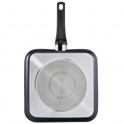 Tigaie pentru grătar Tefal SELECTION G2844032, 26x26 cm, acoperire antiaderentă din titan, Thermo-Signal, Thermo-Fusion, inducție, negru