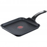 Tigaie pentru grătar Tefal SELECTION G2844032, 26x26 cm, acoperire antiaderentă din titan, Thermo-Signal, Thermo-Fusion, inducție, negru