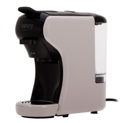 Espressor pentru cafea macinata si capsule 9in1 Camry CR 4414, 3000 W, 19 bar, Bej/Negru