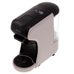 Espressor pentru cafea macinata si capsule 9in1 Camry CR 4414, 3000 W, 19 bar, Bej/Negru