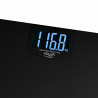 Cantar Adler AD 8193, Pana la 250 kg, LCD, Indicatoare pentru baterie si suprasarcina, Antiderapant, Negru