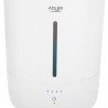 Umidificator de aer Adler AD 7971, 30 W, Pana la 20 m², 5 litri, 150-300 ml/h, ultrasonic, Pana la 50 h cu o umplere, Alb