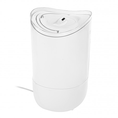 Umidificator de aer Adler AD 7971, 30 W, Pana la 20 m², 5 litri, 150-300 ml/h, ultrasonic, Pana la 50 h cu o umplere, Alb