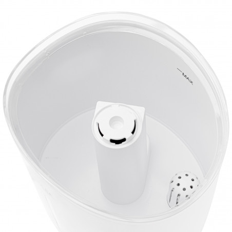 Umidificator de aer Adler AD 7971, 30 W, Pana la 20 m², 5 litri, 150-300 ml/h, ultrasonic, Pana la 50 h cu o umplere, Alb
