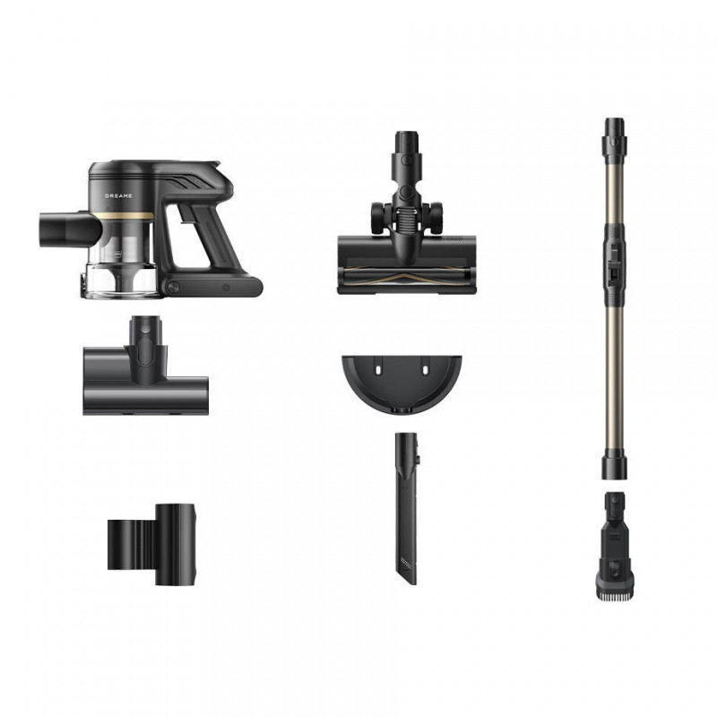 Aspirator vertical fara fir Dreame T30 Flex VJ74E, 450 W, 144 AW, 3 viteze, 0,5 L, 60 min, HEPA H13, LED, Motor fara perii, Negru