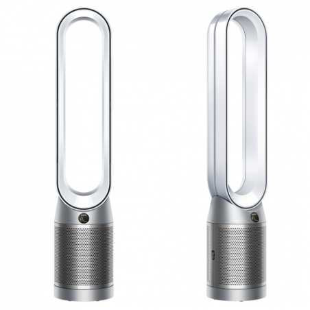 Purificator de aer Dyson Purifier Cool PC1 544901-01, 50 W, 30 m2, 287 l/s, 10 viteze, Air Multiplier™, Wi-Fi, Bluetooth, oscilare, alb/argintiu
