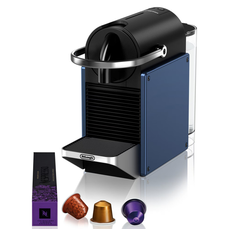 Mașină de espresso DeLonghi Pixie EN127.BL, 1260 W, 19 bari, 0,7 L, Nespresso, oprire automată, albastru