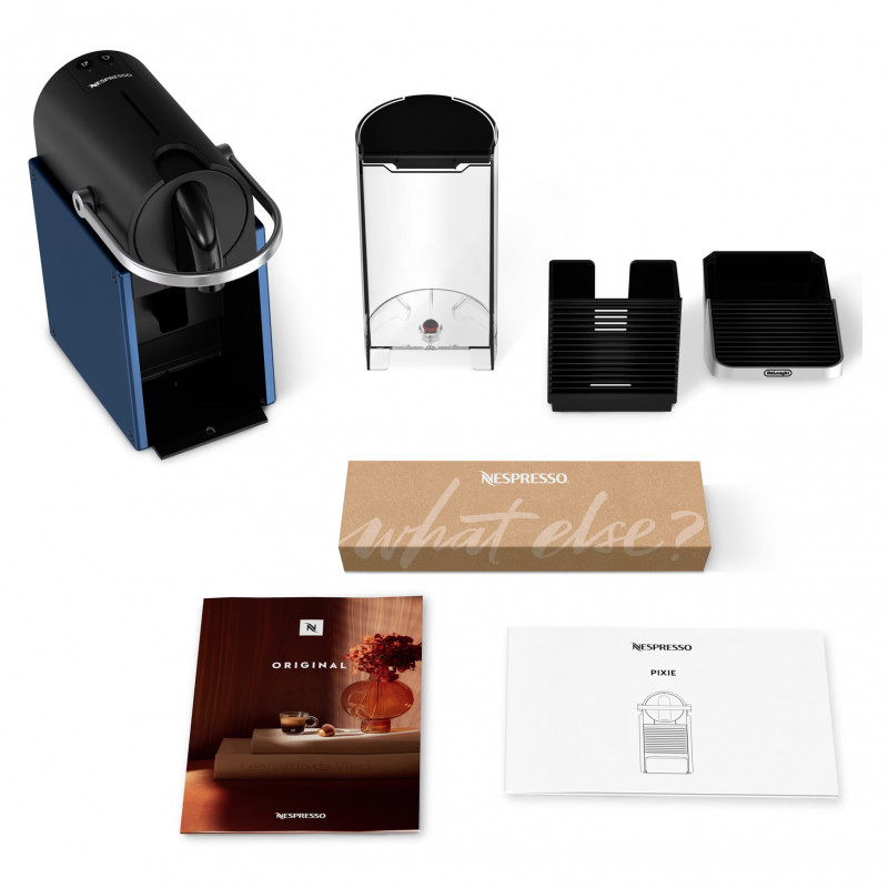 Mașină de espresso DeLonghi Pixie EN127.BL, 1260 W, 19 bari, 0,7 L, Nespresso, oprire automată, albastru