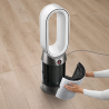 Purificator de aer 2in1 Dyson Purifier Hot+Cool HP1 544826-01, Incalzire/Racire, 50 W, 30 m2, 287 l/s, 10 viteze, Air Multiplier™, Wi-Fi, Bluetooth, Oscilatie, Alb/Argintiu