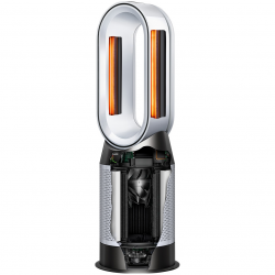 Purificator de aer 2in1 Dyson Purifier Hot+Cool HP1 544826-01, Incalzire/Racire, 50 W, 30 m2, 287 l/s, 10 viteze, Air Multiplier™, Wi-Fi, Bluetooth, Oscilatie, Alb/Argintiu