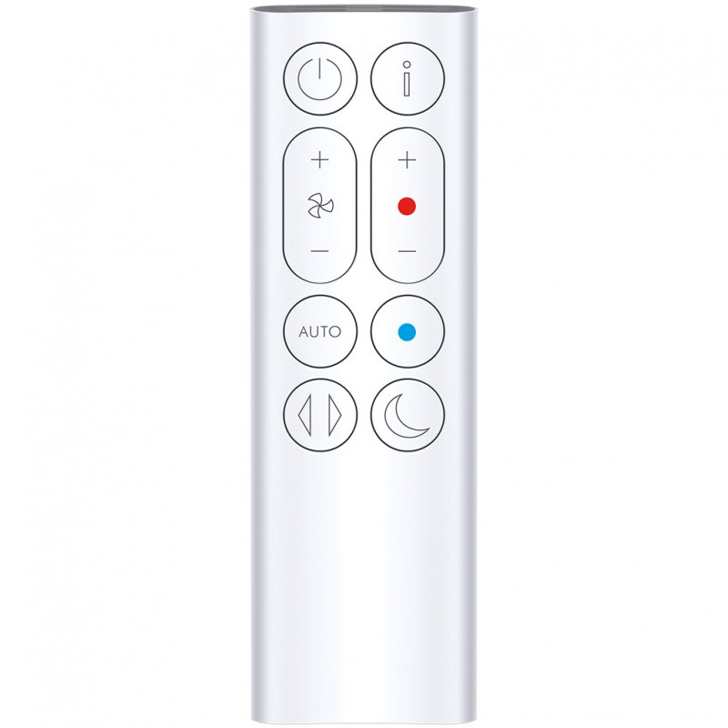 Purificator de aer 2in1 Dyson Purifier Hot+Cool HP1 544826-01, Incalzire/Racire, 50 W, 30 m2, 287 l/s, 10 viteze, Air Multiplier™, Wi-Fi, Bluetooth, Oscilatie, Alb/Argintiu