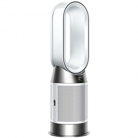 Purificator de aer 2in1 Dyson Purifier Hot+Cool HP1 544826-01, Incalzire/Racire, 50 W, 30 m2, 287 l/s, 10 viteze, Air Multiplier™, Wi-Fi, Bluetooth, Oscilatie, Alb/Argintiu