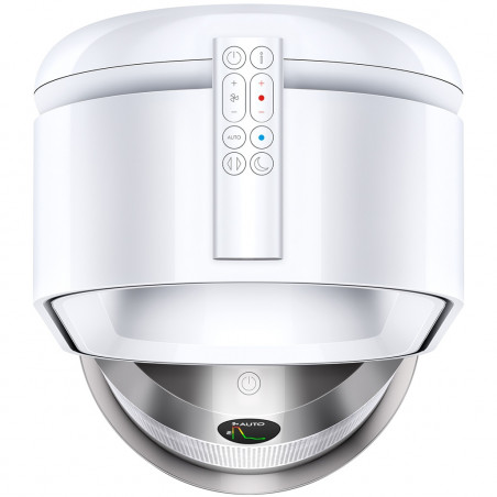 Purificator de aer 2in1 Dyson Purifier Hot+Cool HP1 544826-01, Incalzire/Racire, 50 W, 30 m2, 287 l/s, 10 viteze, Air Multiplier™, Wi-Fi, Bluetooth, Oscilatie, Alb/Argintiu