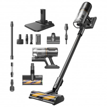 Aspirator vertical Dreame Z30 Ultra VZV78V, 880 W, 330 AW, 150.000 rpm, 3 viteze, 0,6 L, 90 min, HEPA H14, LED, Motor fara perii, Perie Omni, Negru