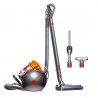 Aspirator fără sac Dyson Cinetic Big Ball Multi Floor 2 230278-01, 700 W, 170 AW, 0,8 l, Radial Root Cyclone, poziție verticală automată la răsturnare, nichel/galben