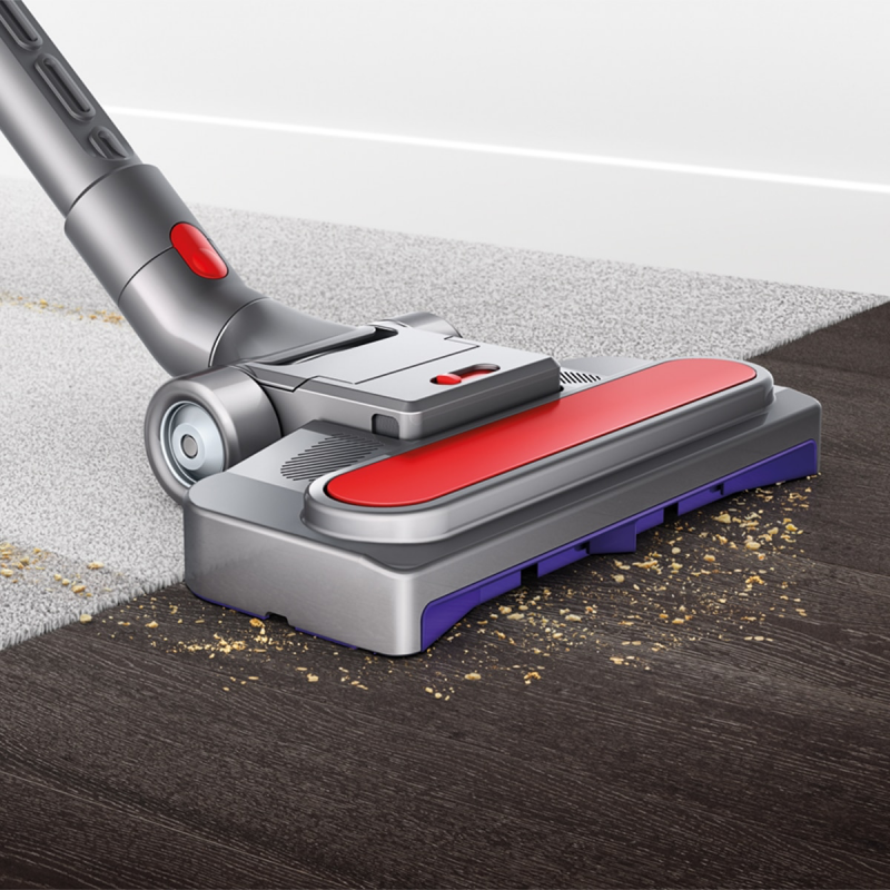 Aspirator fără sac Dyson Cinetic Big Ball Multi Floor 2 230278-01, 700 W, 170 AW, 0,8 l, Radial Root Cyclone, poziție verticală automată la răsturnare, nichel/galben