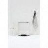 Coș de gunoi Brabantia Bo Pedal 1003188, 2x30 l, închidere lină, bază antiderapantă, alb