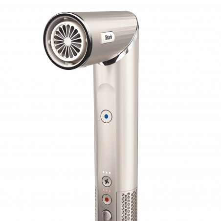 Uscator si styler pentru par Shark FlexStyle HD426SLEU, 1650 W, 3 viteze, 3 temperaturi, Uscare, Ondulare, Fixare, Indreptare, Coanda, Sampanie