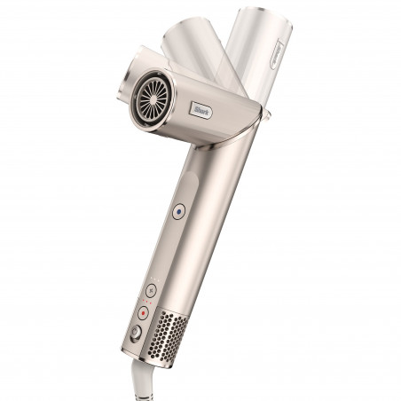 Uscator si styler pentru par Shark FlexStyle HD426SLEU, 1650 W, 3 viteze, 3 temperaturi, Uscare, Ondulare, Fixare, Indreptare, Coanda, Sampanie
