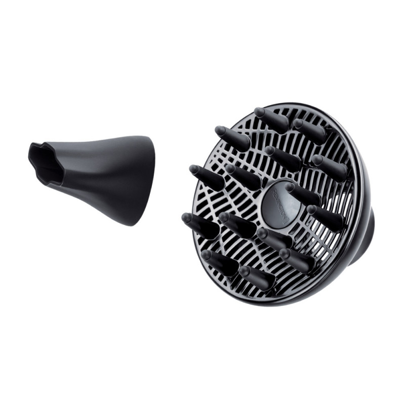 Uscator de par Remington AC9140B OPTIheat Proluxe Midnight Edition, 2400 W, 2 viteze, Afisaj digital, Concentrator, Negru