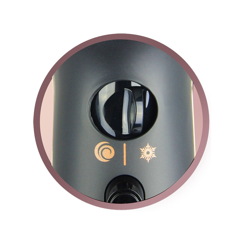 Uscator de par Remington AC9140B OPTIheat Proluxe Midnight Edition, 2400 W, 2 viteze, Afisaj digital, Concentrator, Negru