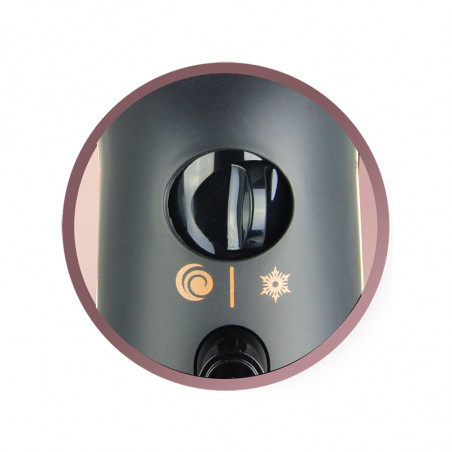 Uscator de par Remington AC9140B OPTIheat Proluxe Midnight Edition, 2400 W, 2 viteze, Afisaj digital, Concentrator, Negru