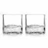 Set pahare pentru whisky LIITON 1009931 Smoky Mountain, 230 ml, 2 buc, Fund 3D Great Smoky Mountain, Transparent