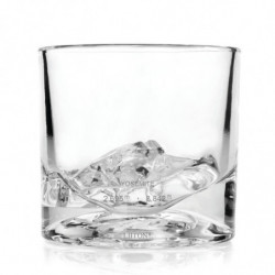 Set pahare pentru whisky LIITON 1009932 Yosemite, 240 ml, 2 buc, Fund 3D parc Yosemite,Transparent