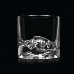 Set pahare pentru whisky LIITON 1009932 Yosemite, 240 ml, 2 buc, Fund 3D parc Yosemite,Transparent