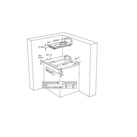 Plita vitroceramica incorporabila Finlux FXVT 302 ECO, 3000 W, 9 setari, Indicator de caldura reziduala, Control tactil, Negru