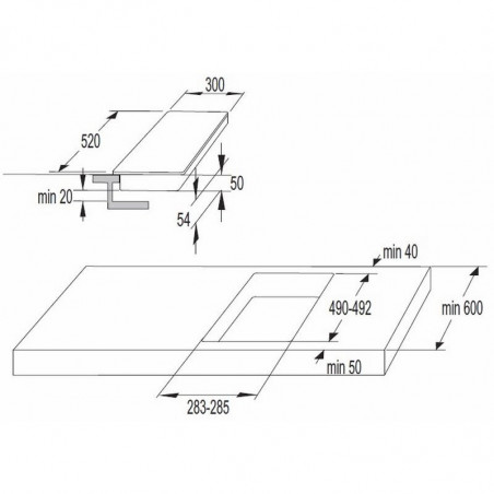 Plita vitroceramica incorporabila Gorenje ECT322BSC, 2900 W, StopGo, Blocare pentru copii, BoilControl, Temporizator, Negru