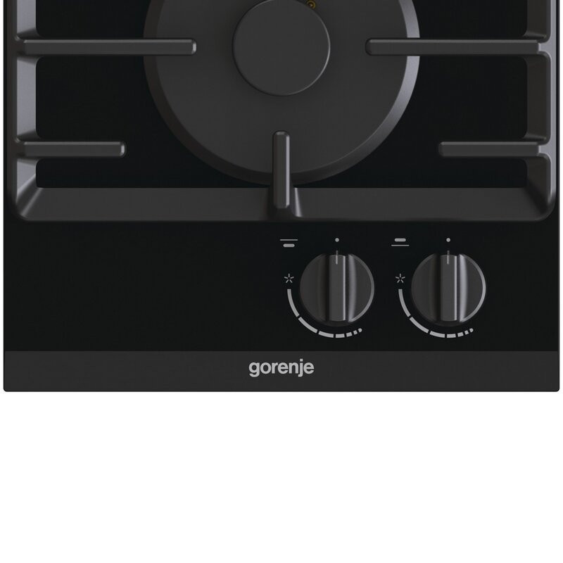 Plita pe gaz incorporabila Gorenje GC321B, 4050 W, Aprindere electronica, Gratar din fonta, Negru