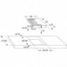 Plita pe gaz incorporabila Gorenje GC321B, 4050 W, Aprindere electronica, Gratar din fonta, Negru