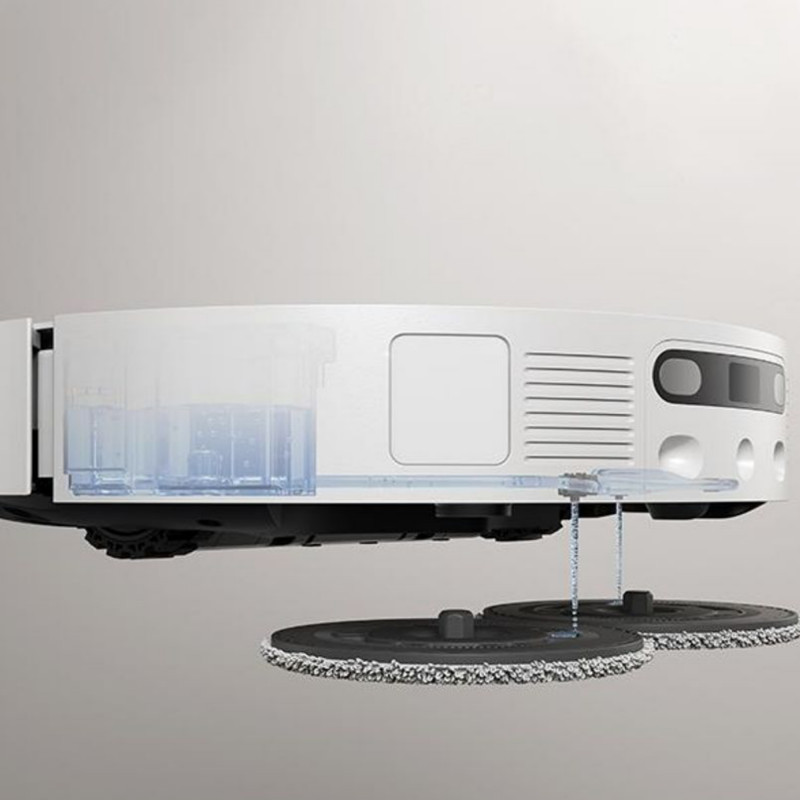 Aspirator robot Dreame X40 Ultra Complete RLX63CE-2, 12000 Pa, 180 min, 3,2 l, cameră AI RGB, Wi-Fi, curățare uscată/umedă, OmniDirt, autocurățare a mopului la 70 °C, stație de golire automată, alb