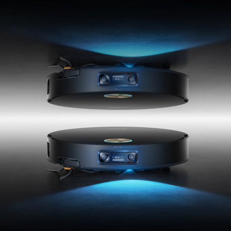 Aspirator robot Dreame X60 Ultra RLX86DE, 35.000 Pa, 180 min, 0,2 l, VersaLift, OmniSight AI, Dozare automata si autocuratare, Comenzi vocale, Negru