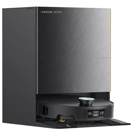 Aspirator robot Dreame X60 Ultra RLX86DE, 35.000 Pa, 180 min, 0,2 l, VersaLift, OmniSight AI, Dozare automata si autocuratare, Comenzi vocale, Negru